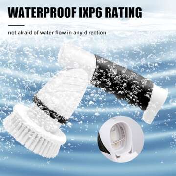 SZFIXEZ Electric Spin Scrubber for Effortless Cleaning