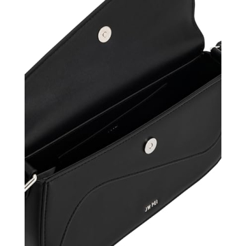 JW PEI Addisyn Vegan Leather Shoulder Bag Black