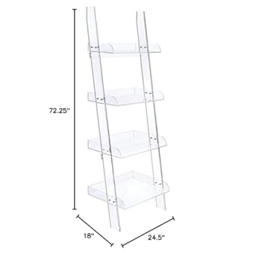 Amaturo 4-shelf Ladder Bookcase for Stylish Storage