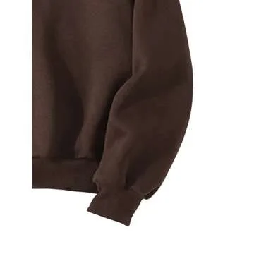 Stylish SweatyRocks Women's Casual Sweatshirt for Comfort