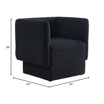Meridian Furniture Black Accent Chair - Modern Design