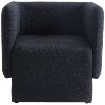 Meridian Furniture Black Accent Chair - Modern Design