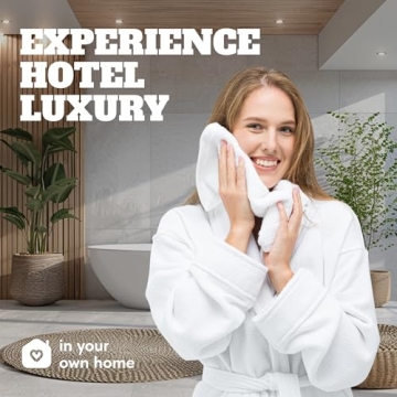 Wealuxe White Hand Towels - 12 Pack Cotton Absorbent Towel