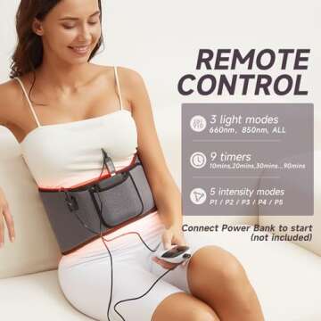 Headot Red Light Therapy Wrap Belt for Pain Relief