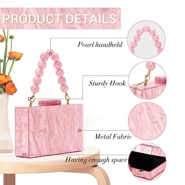 Stylish Fecialy Acrylic Clutch Purse for All Occasions