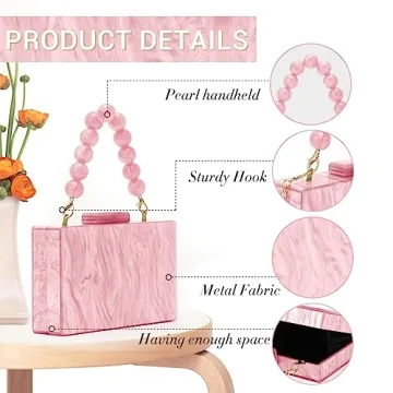 Stylish Fecialy Acrylic Clutch Purse for All Occasions