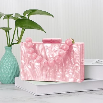 Stylish Fecialy Acrylic Clutch Purse for All Occasions
