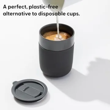 W&P Porter Ceramic Mug with Silicone Sleeve for Stylish Sipping