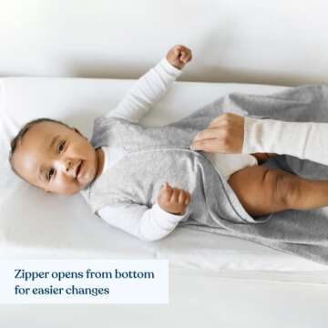 HALO SleepSack, 100% Cotton Wearable Blanket, Swaddle Transition Sleeping Bag, TOG 0.5, Llama Sand, Size X-Large, 18-24 Months