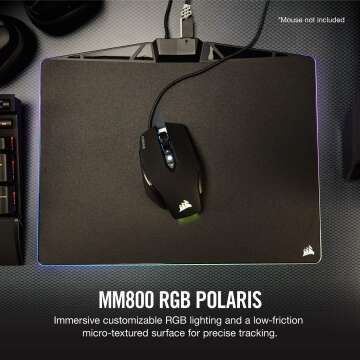 Corsair MM800 RGB Gaming Mouse Pad - Optimized Performance