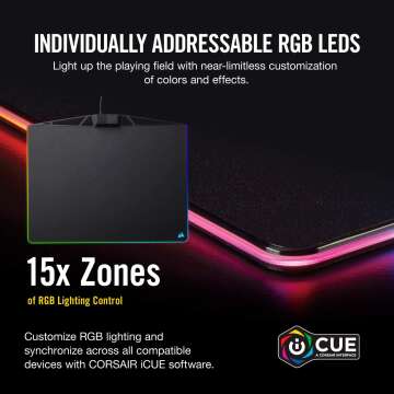 Corsair MM800 RGB Gaming Mouse Pad - Optimized Performance