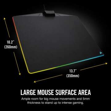 Corsair MM800 RGB Gaming Mouse Pad - Optimized Performance