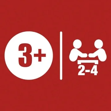 Twister Junior Game for Kids, 2 Games in 1, Indoor Fun