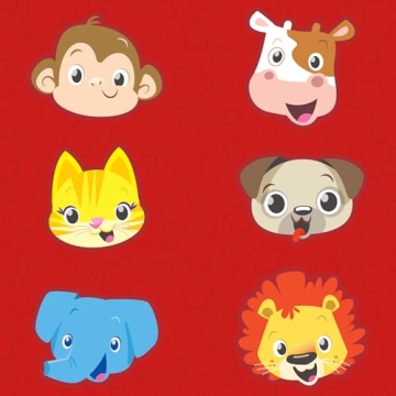 Twister Junior Game for Kids, 2 Games in 1, Indoor Fun