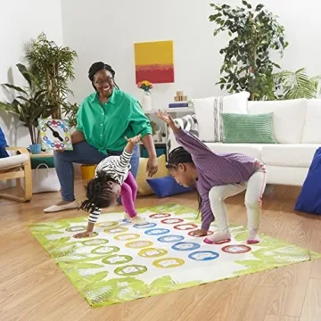 Twister Junior Game for Kids, 2 Games in 1, Indoor Fun