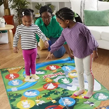 Twister Junior Game for Kids, 2 Games in 1, Indoor Fun