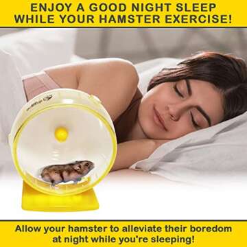 Buy 5.5 Inch Quiet Hamster Wheel for Pets Online
