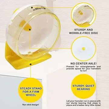 Buy 5.5 Inch Quiet Hamster Wheel for Pets Online