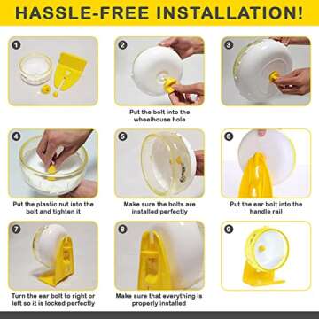 Buy 5.5 Inch Quiet Hamster Wheel for Pets Online