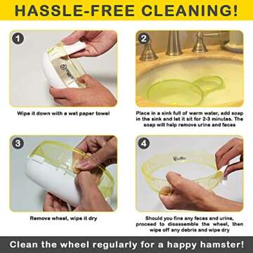 Buy 5.5 Inch Quiet Hamster Wheel for Pets Online