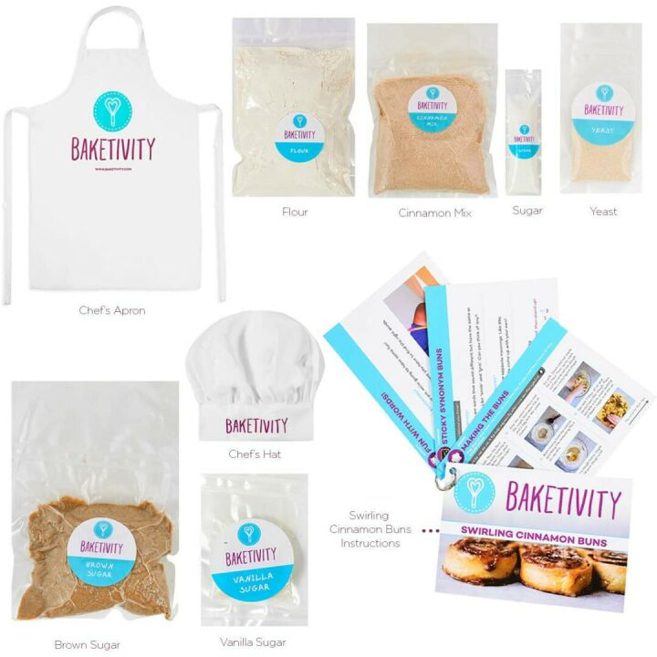 Baketivity Kids Baking Activity Kit for Ages 6-12