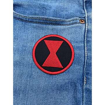 LUXPA Black Widow Iron On Patch - Premium Quality Design