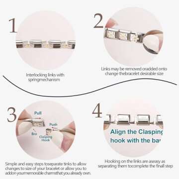 papasgix Italian Charm Bracelet Charms Set Charms Brascelets 9mm Assorted Italian Charms Bracelet Li...