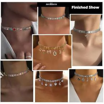 papasgix Italian Charm Bracelet Charms Set Charms Brascelets 9mm Assorted Italian Charms Bracelet Links Handmade DIY Jewelry Gifts(Gold Red)