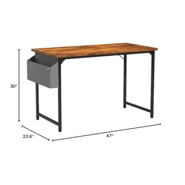 CubiCubi 47" Study Desk - Sturdy, Stylish & Functional