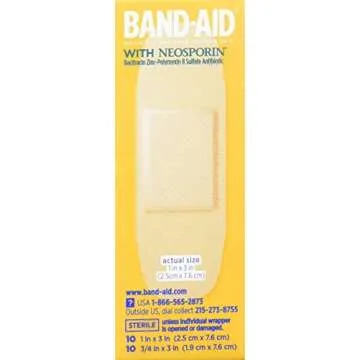 BAND-AID with Neosporin Bandages Assorted Sizes 20 Each (Pack of 2)