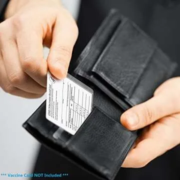 Durable 2-Pack Vaccine Card Holder for Secure Protection