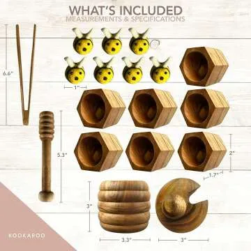 Wooden Bee Hive Sorting Toy