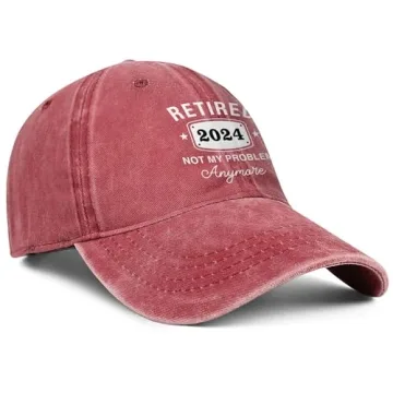 Fun Retirement Baseball Cap for 2024