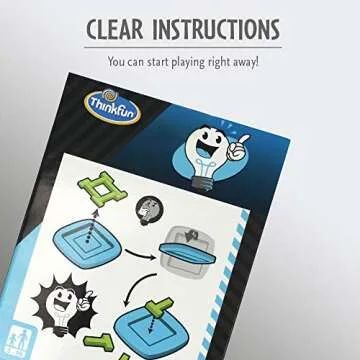 ThinkFun Pocket Brainteasers 4-T Puzzle STEM Toy and Logic Game for Boys and Girls Age 8 and Up - A Tiny brainteaser That’s Lots of Fun!