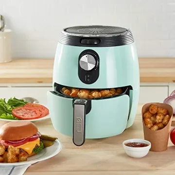 Dash Deluxe Air Fryer 3 Quart with Auto Shut Off Feature
