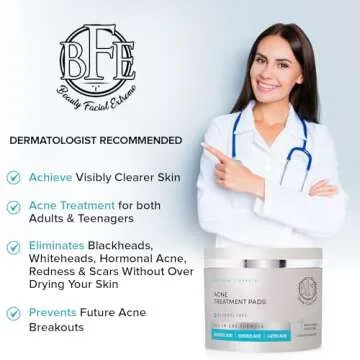 Beauty Facial Extreme Acne Treatment Pads for Clearer Skin
