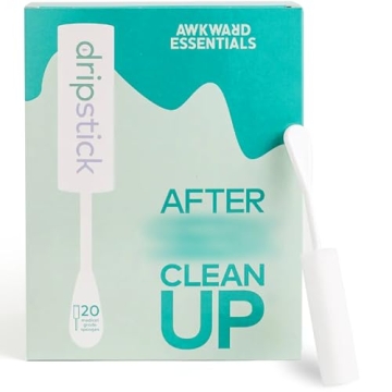 Dripstick Absorbing Sponge For Women - Awkward Essentials Dripstick 20 Pack of Sterile Post Coitus S...