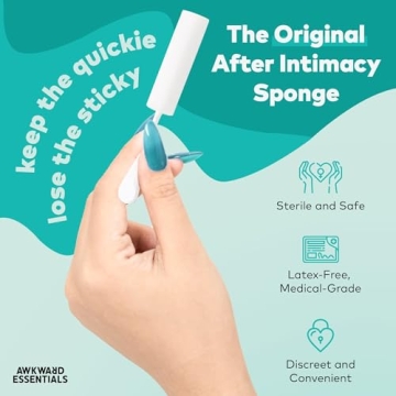 DripStick Post Coitus Sponge for Effortless Clean-Up