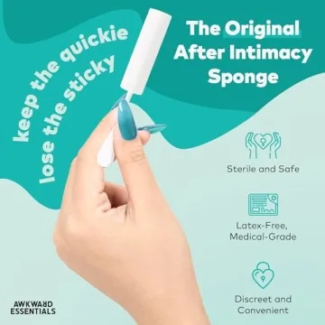 DripStick Post Coitus Sponge for Effortless Clean-Up