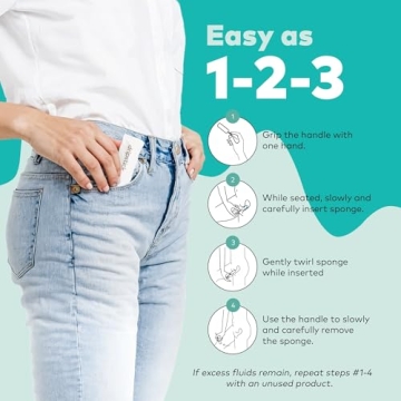 DripStick Post Coitus Sponge for Effortless Clean-Up