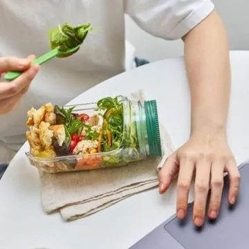 Vatpulk Cqvni Salad Jar - Innovative Design for Fresh Meals