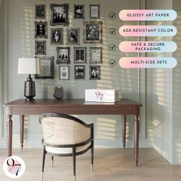 97 Decor 16 Pcs Witchy Wall Art Prints - Witch Pictures Wall Decor, Vintage Gothic Decor For Bedroom, Moody Witchy Posters Goth Room Decor Halloween Wall Art, Spooky Decor For Home (8x10 Unframed)