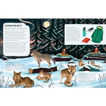 Are Wolves Afraid of the Dark? - Engaging Kids Wildlife Book