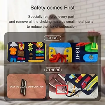 Busy Board Montessori Toy for 1-4 Year Olds - VARANO