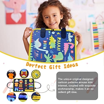 Busy Board Montessori Toy for 1-4 Year Olds - VARANO