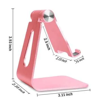 Pokanic Adjustable Multi-Angle Tablet Stand in Rose Gold