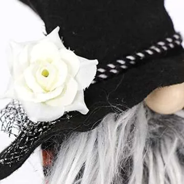 USILAND Halloween Gnome - Unique Tabletop Decor