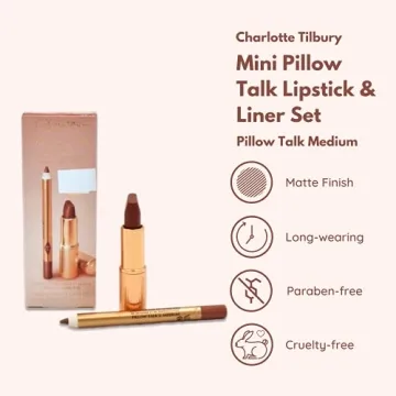Charlotte Tilbury Mini Pillow Talk Lip Kit - Iconic Duo