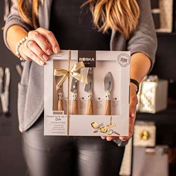 BOSKA Mini Cheese Knives - Versatile Cheese Slicer Set