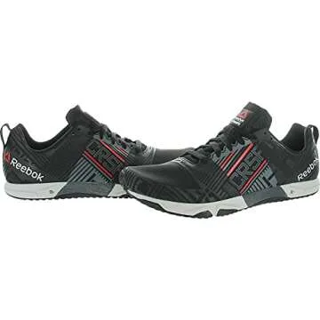 Reebok Crossfit Sprint 2.0 Mens Training Shoe, Black / Excellent Red / Graphite / Steel, 13